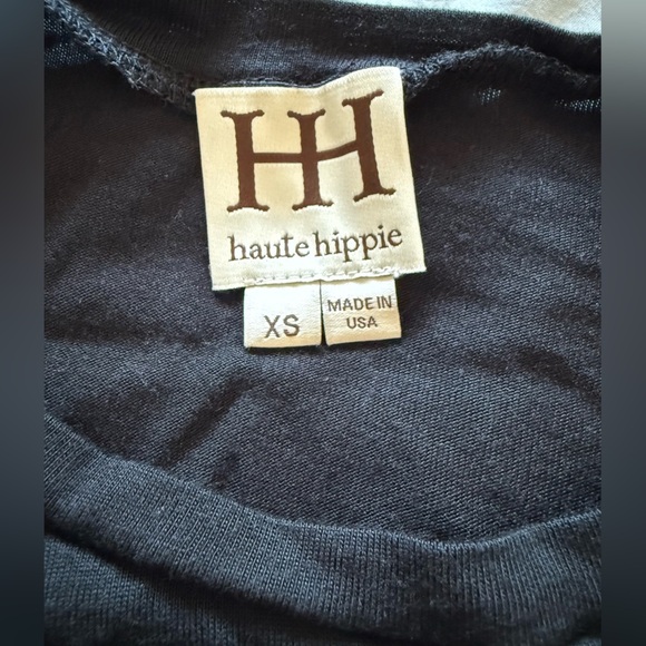 Haute Hippie Classic Black Long Sleeve Dress - Picture 8 of 8